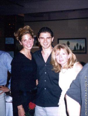 gauche a droite Bridget la soeur a Andrew , Andrew et Leur mere Linda